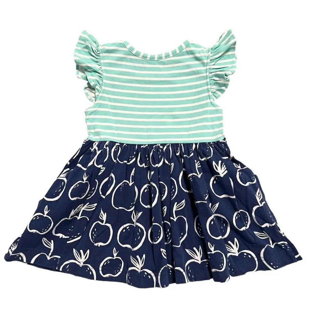 Kelly's Kids 2Y Striped Apple Dress